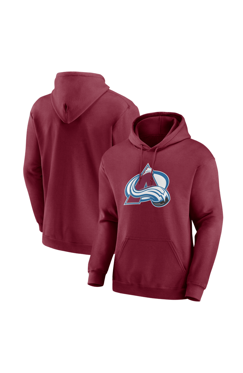 Logo Athletic Men's Logo Athletic Burgundy Colorado Avalanche Essential Hoodie, Main, color, Burgundy