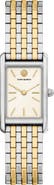 Tory Burch The Eleanor Slim Tank Bracelet Watch, 20mm x 34mm