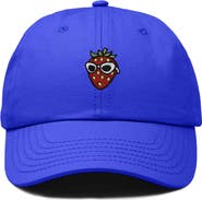 Dalix Strawberry Embroidered Casual Cap