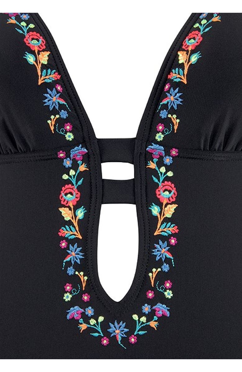 LASCANA Floral Accent One Piece, Alternate, color,
