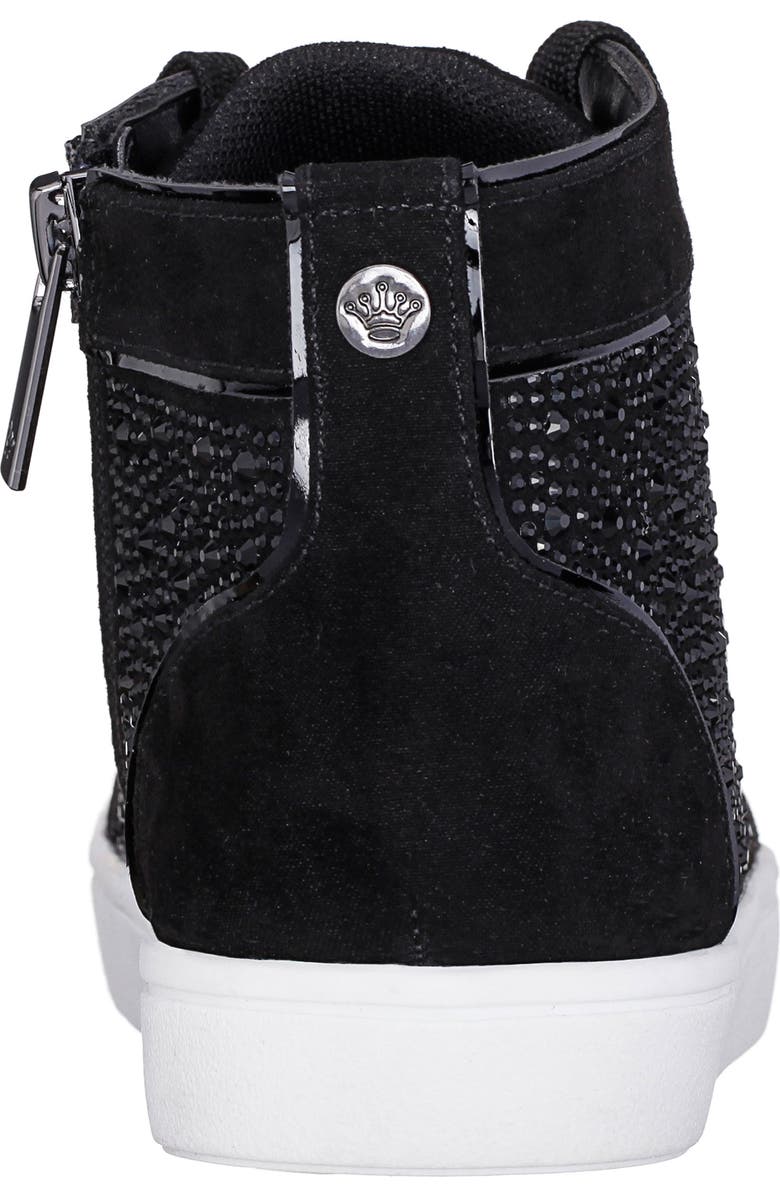 Nina Kids' Rhinestone High Top Sneaker, Alternate, color,