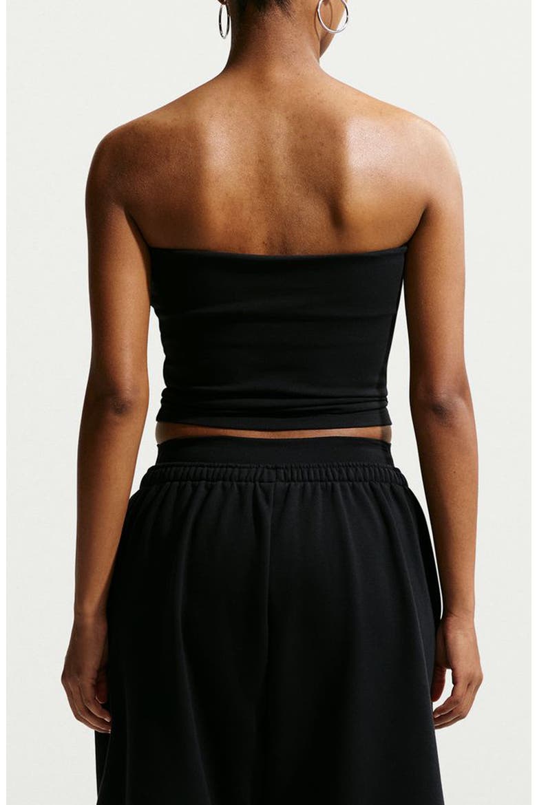 Sportswear Strapless Top, Alternate, color, BLACK/ SAIL