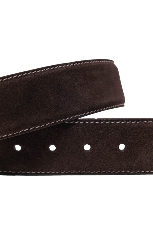 Maje Suede Belt In Black