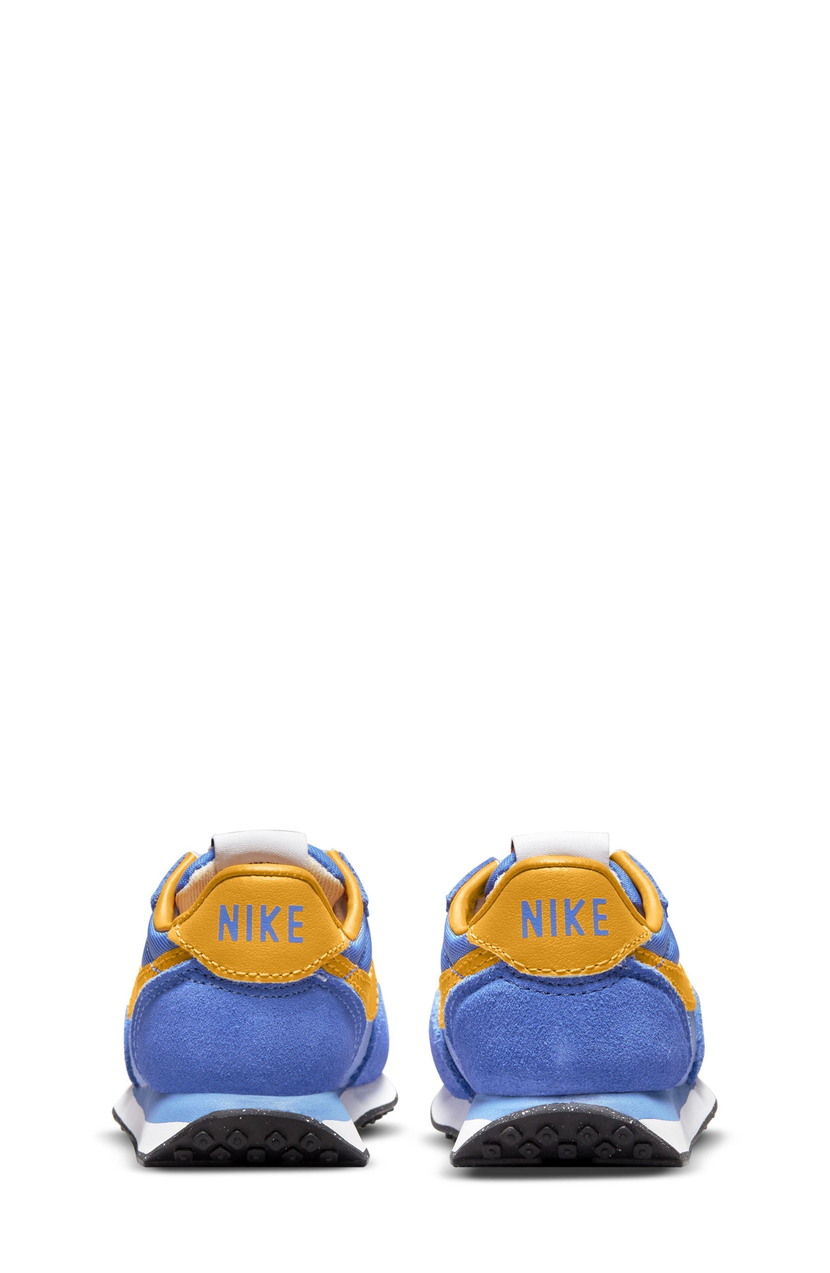 Waffle Trainer 2 Sneaker, Alternate, color, BLUE/ GOLD/ WHITE/ BLACK