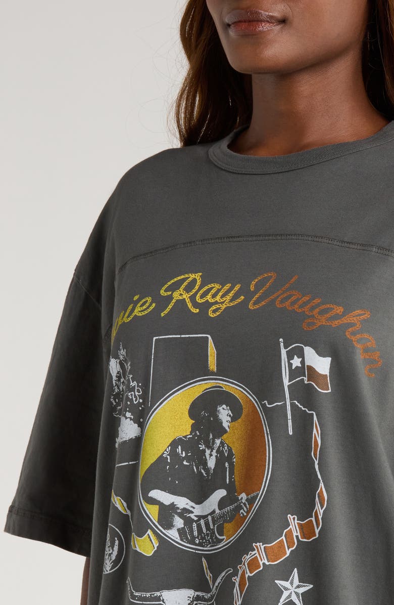 Junk Food SRV Texas Cotton Graphic T-Shirt, Alternate, color, Vintage Black