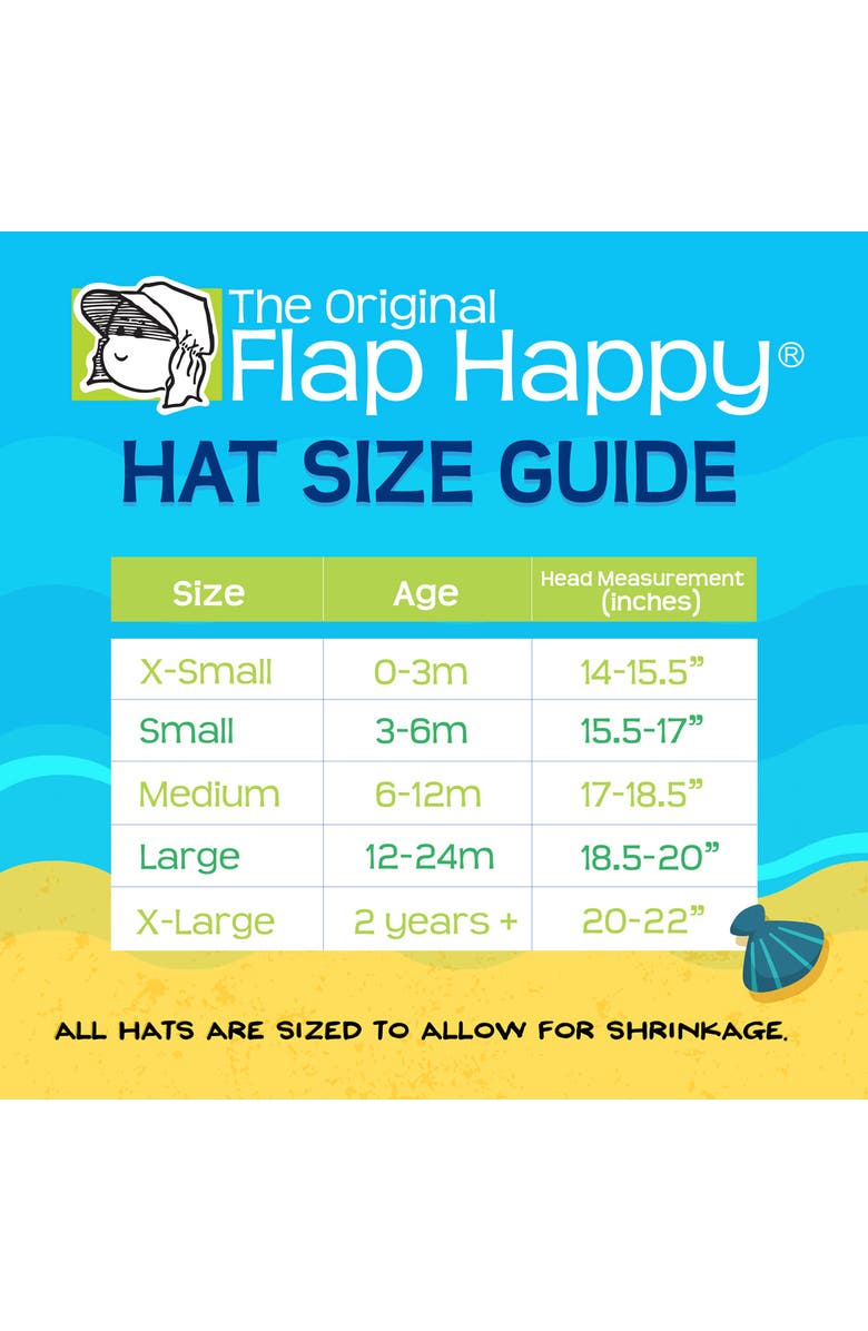Flap Happy Kids UPF 50+ Lightweight, UV Blocking Bucket Sun Hat, Alternate, color, Mako Reef