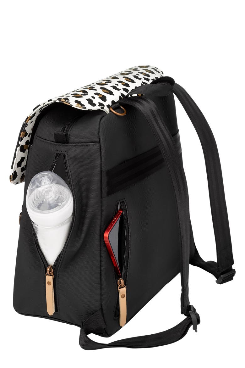 Meta Diaper Backpack, Alternate, color, BLACK