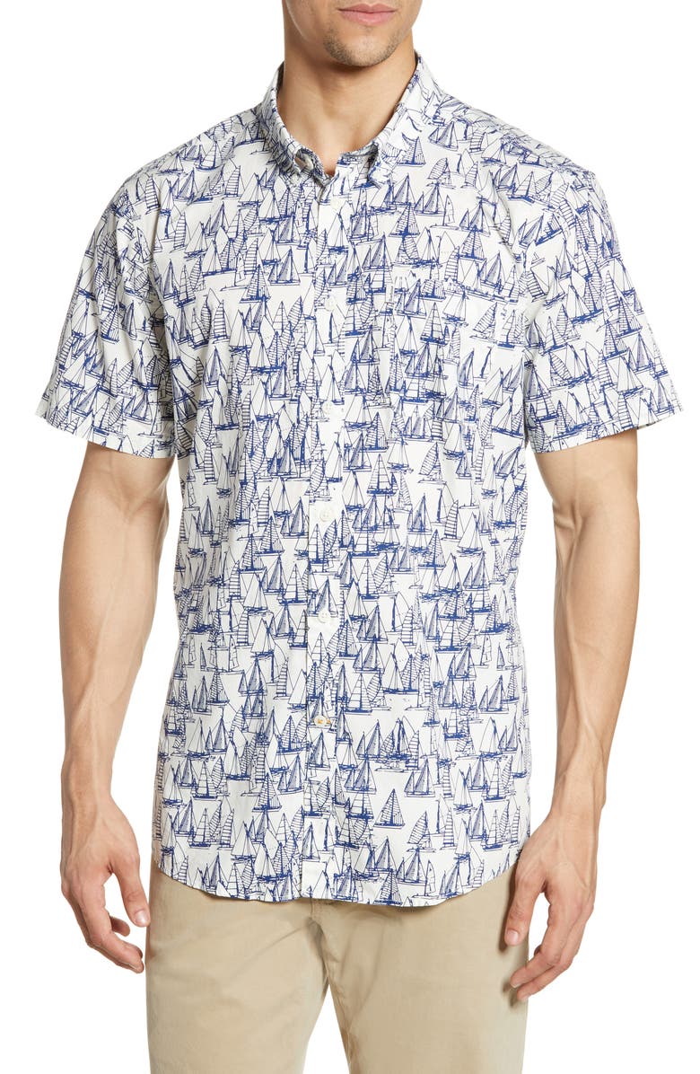 Barbour Boat Tailored Fit Woven Shirt, Main, color,