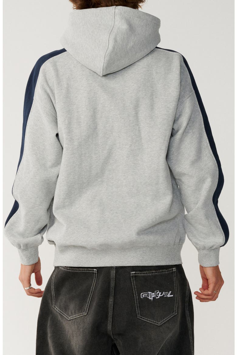 Archive Panel Cotton Blend Hoodie, Alternate, color, GREY MARLE