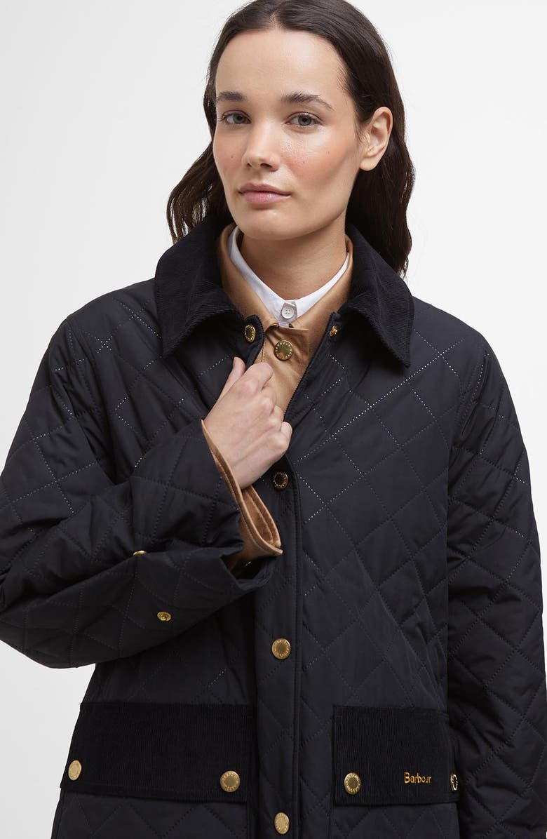 Barbour Corinne Quilted Coat, Alternate, color, 