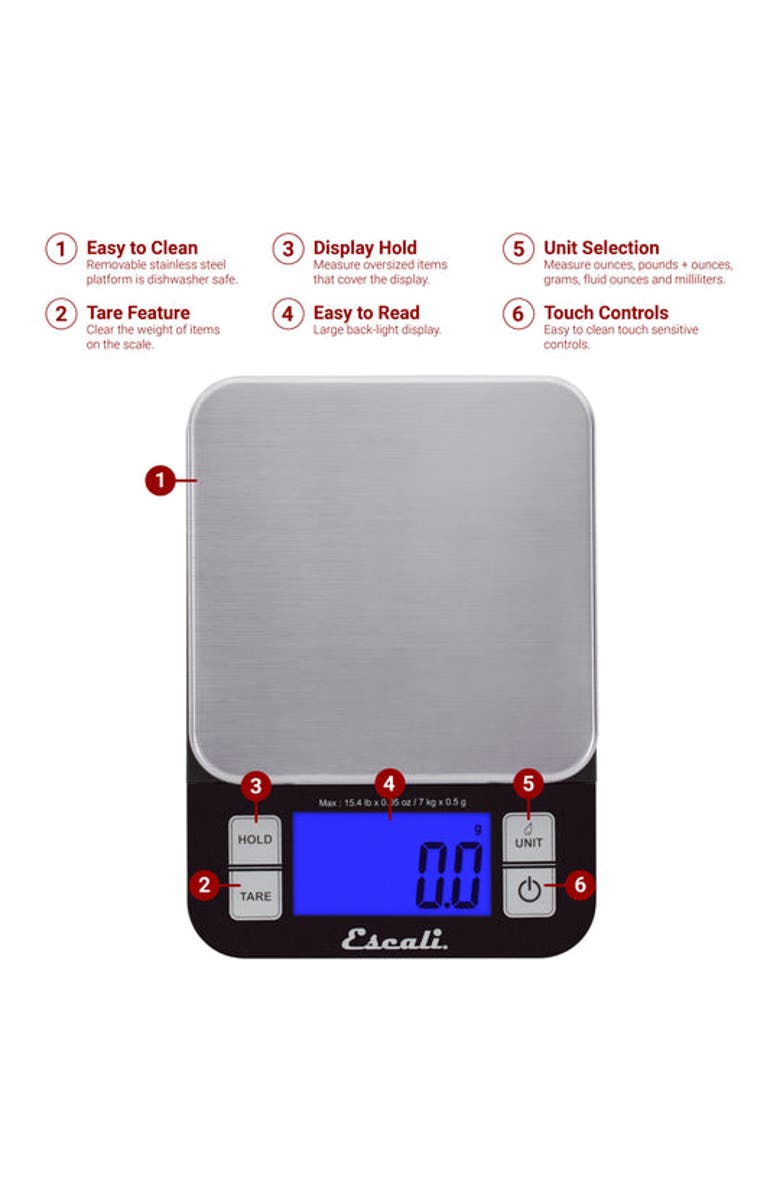 ESCALI Bath and Kitchen Scale Bundle, Alternate, color, Multi