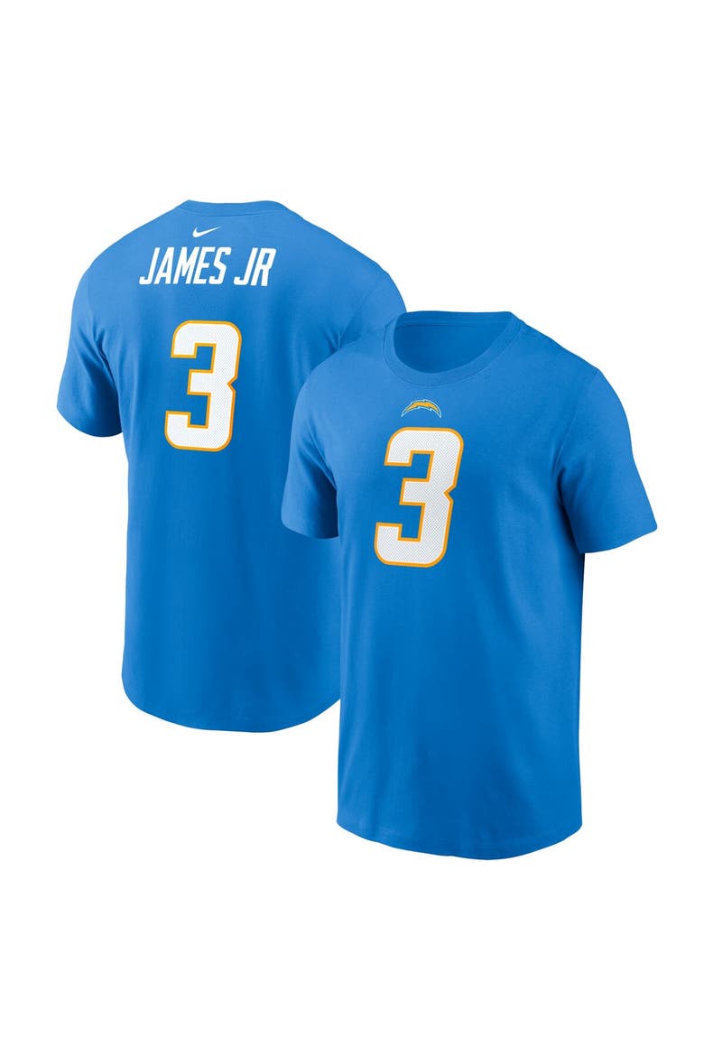 Men's Nike Derwin James Jr. Powder Blue Los Angeles Chargers Player Name & Number T-Shirt, Main, color, Powder Blue