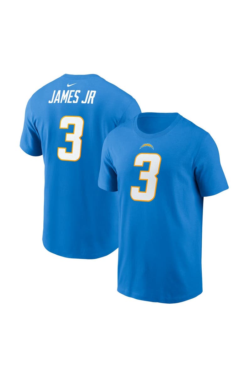 Nike Men's Nike Derwin James Jr. Powder Blue Los Angeles Chargers Player Name & Number T-Shirt, Main, color, Powder Blue