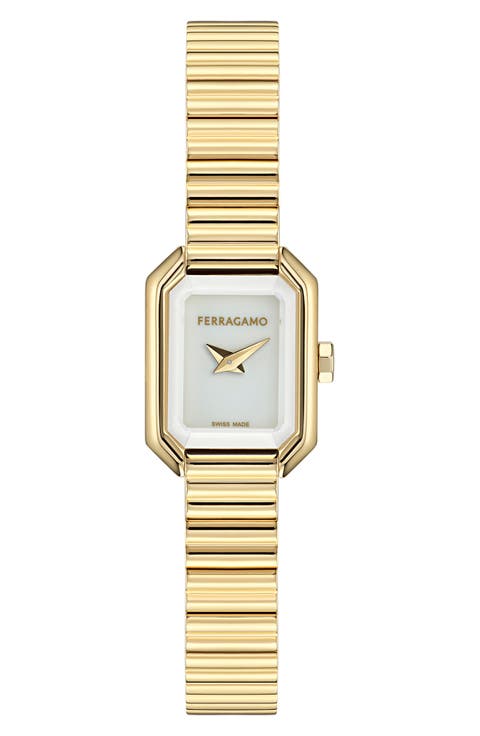 Crystal Petite Bracelet Watch, 15mm x 20mm