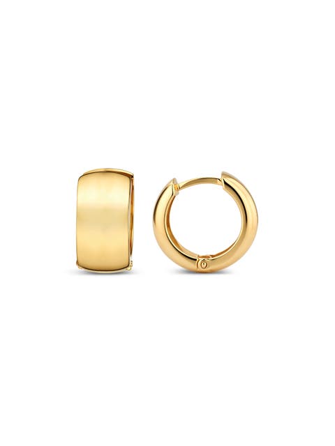 10mm Hoop Earrings in 14K Gold