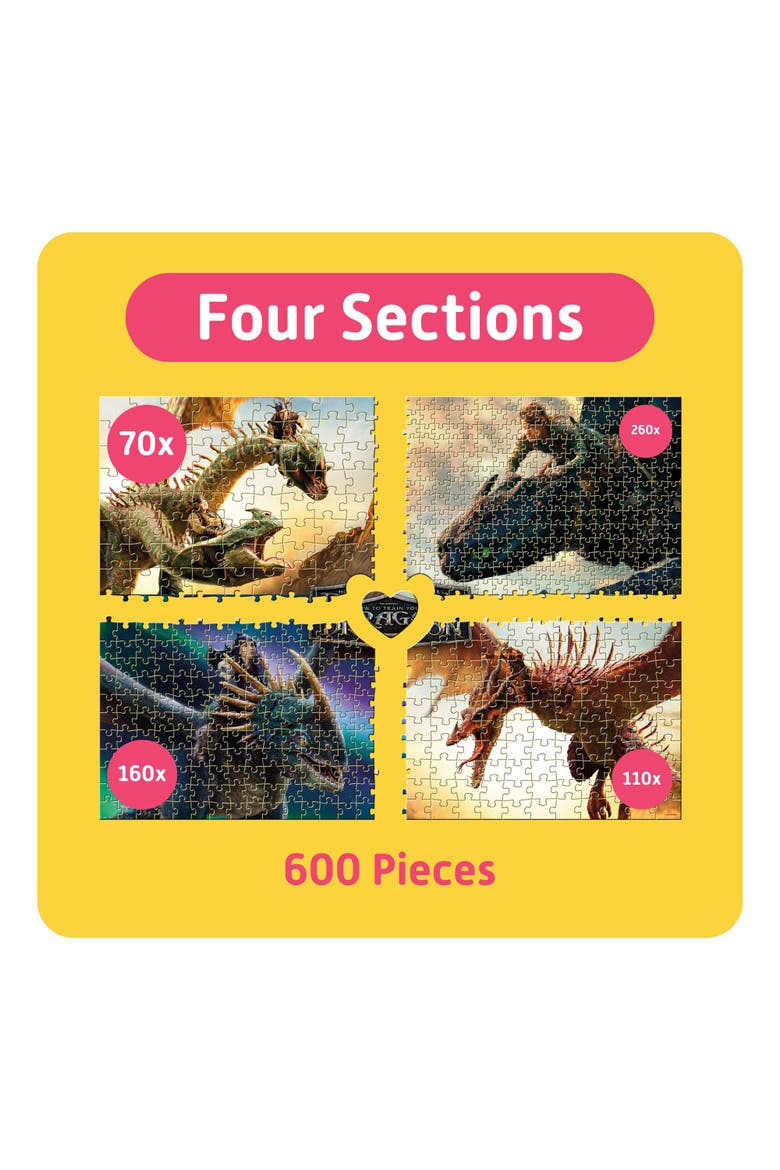 600 Piece Puzzle, Alternate, color, Multicolored