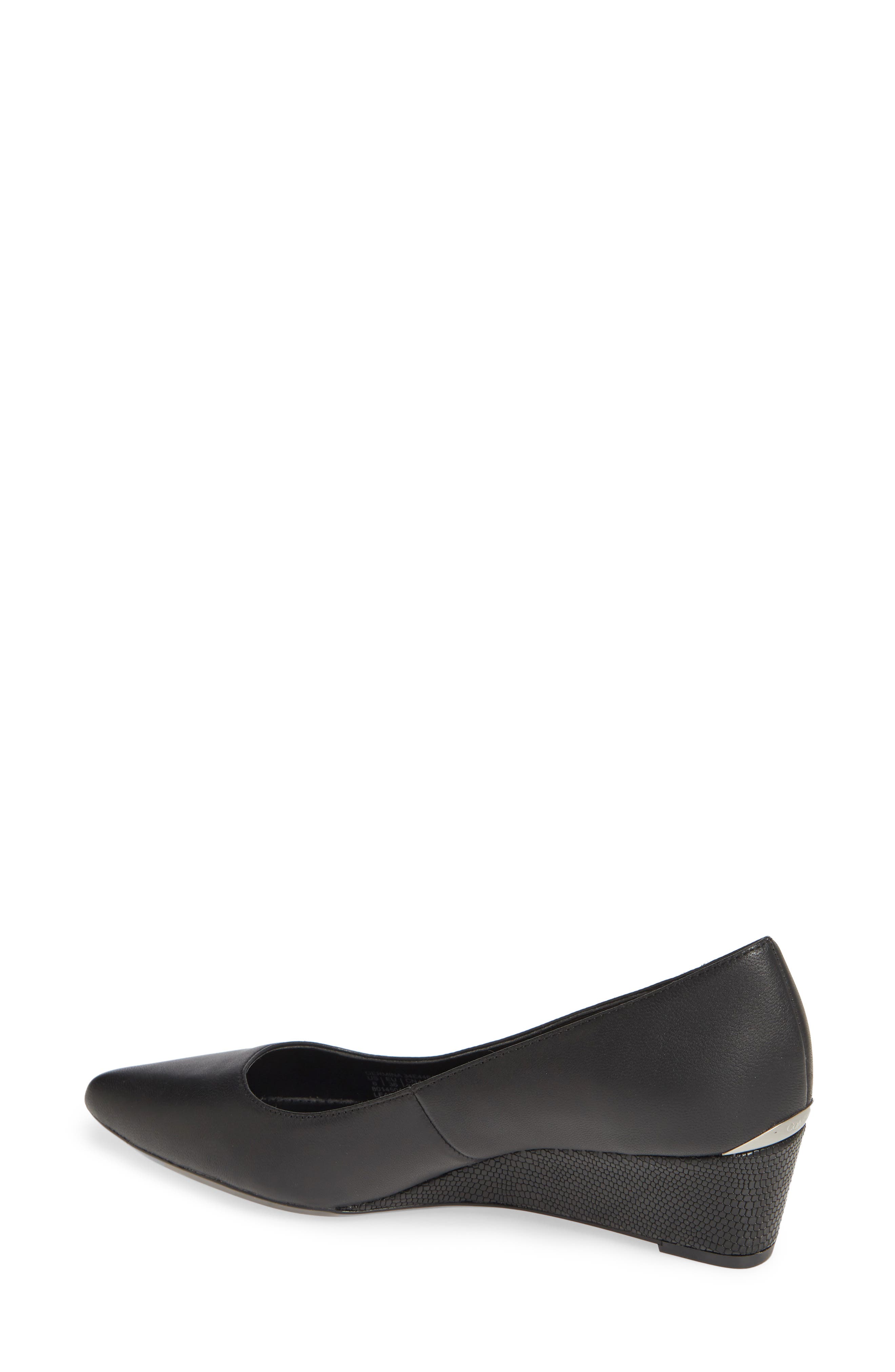 Calvin Klein 'Germina' Pointy Toe Wedge, Alternate, color, 