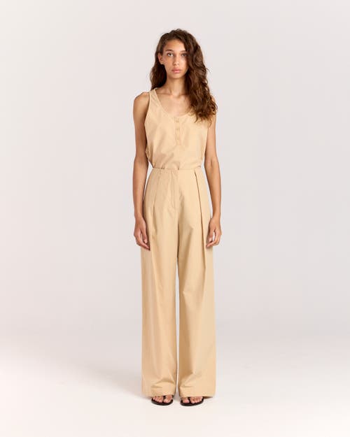 Romy Summer Pant In Tan