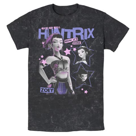 Men's KPop Demon Hunters Pop Star Huntrix Zoey  Graphic T-Shirt