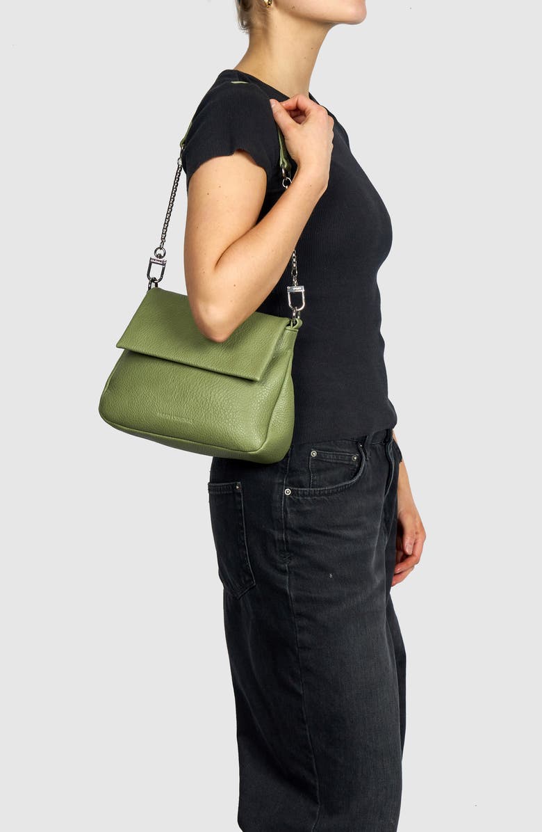 Urban Originals Wish List Vegan Leather Crossbody Bag, Alternate, color, Green