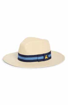 Stripe Grosgrain Band Fedora