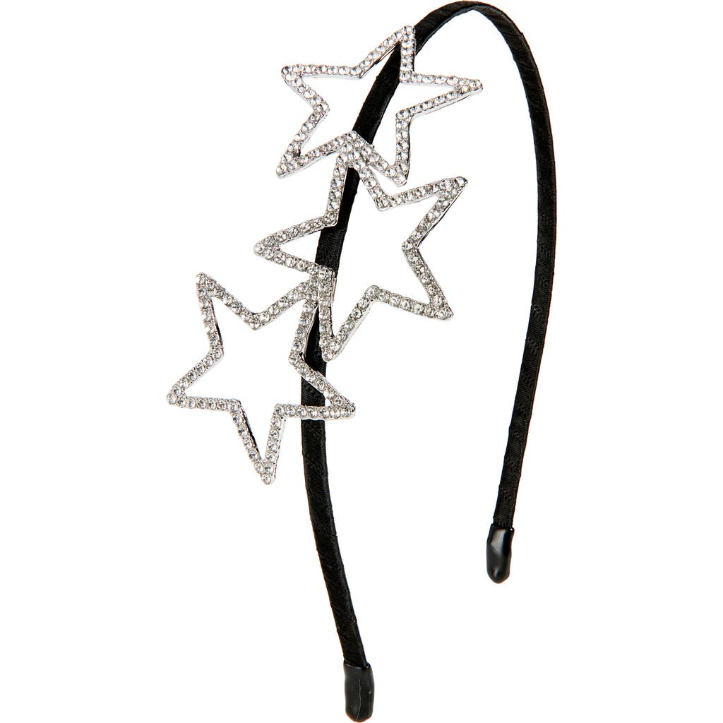 Cara Kids' Star Headband In Silver