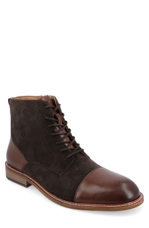 Jagger Cap Toe Ankle Boot (Men)