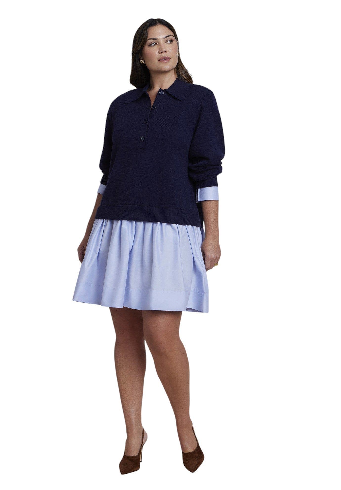 selected BLUE AND NAVY