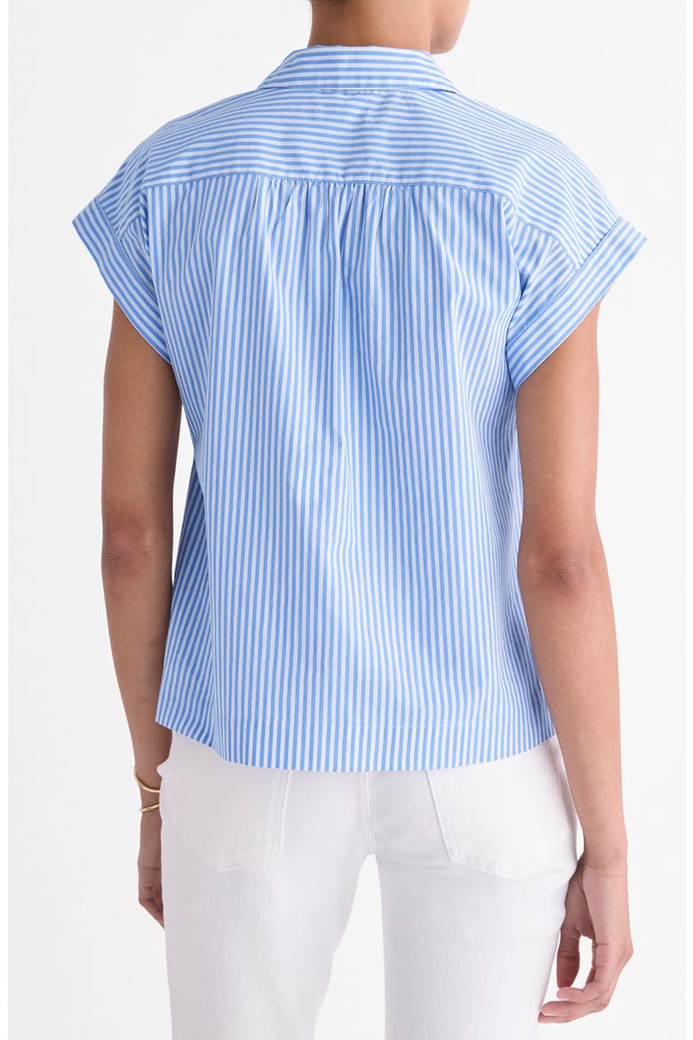 Margo Chambray Top, Alternate, color, STRIPE BREAKER BLUE