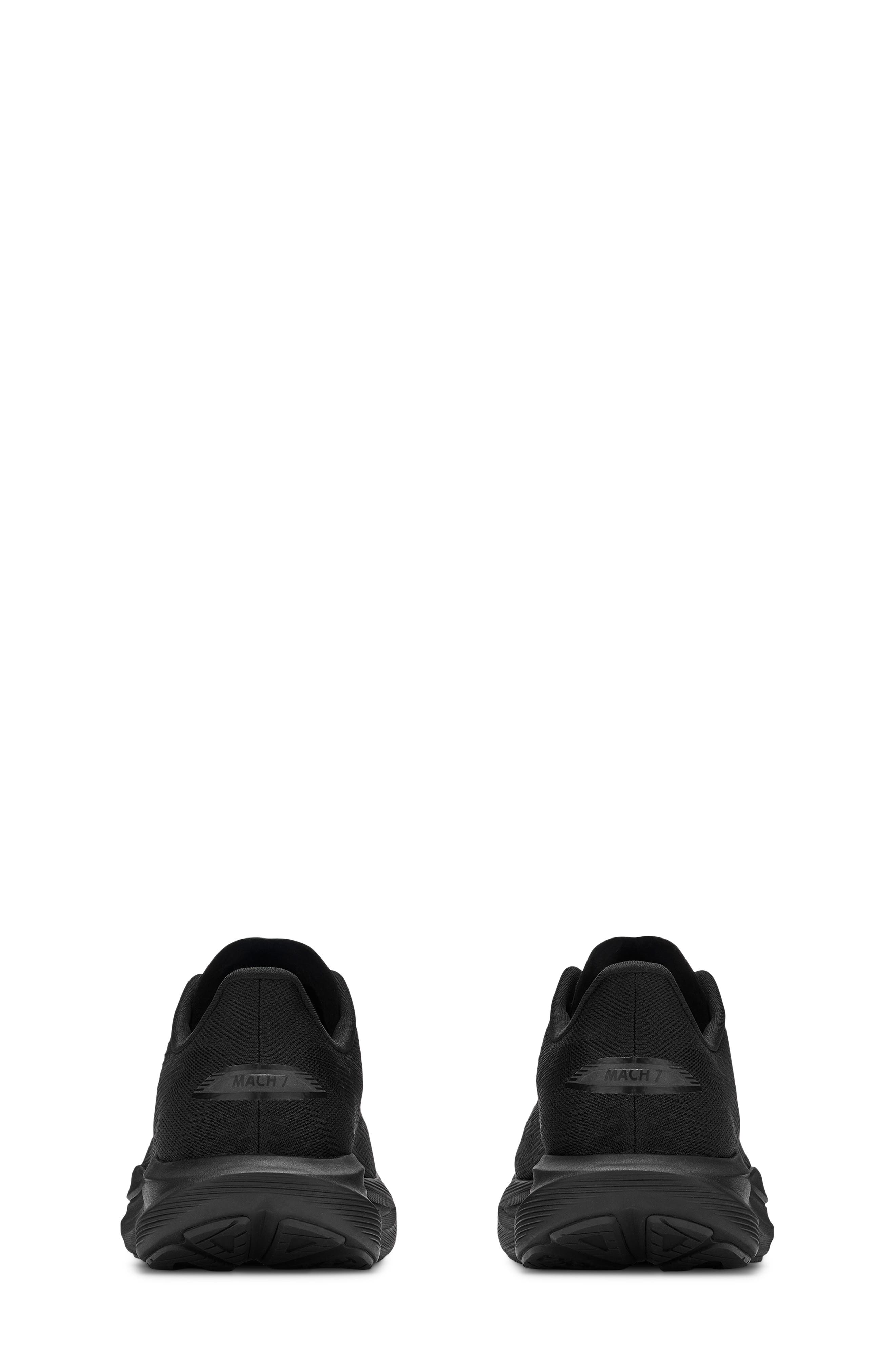 Kids' Mach 7 Running Shoe, Alternate, color, BLACK / BLACK