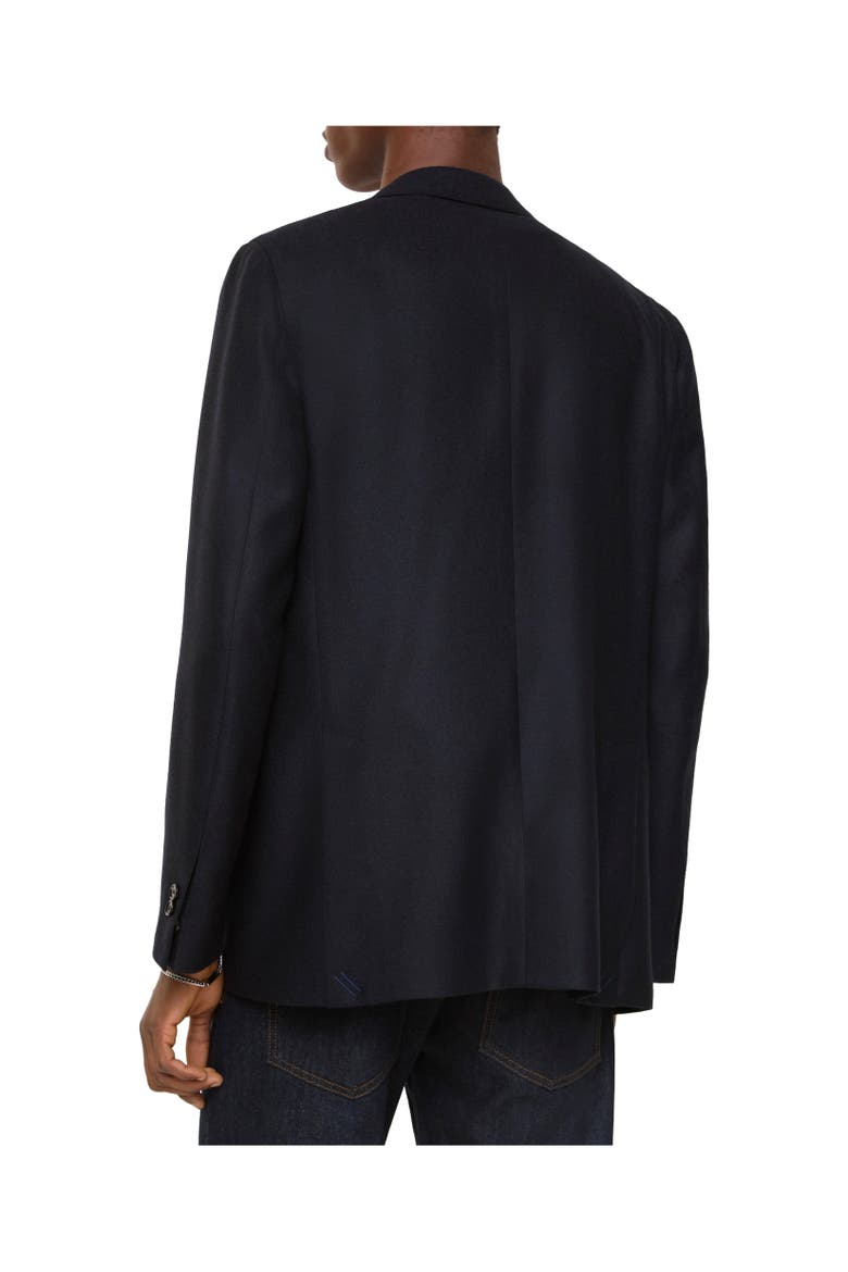 Wool Cashmere Tailored Jacket, Alternate, color, Midnight blue