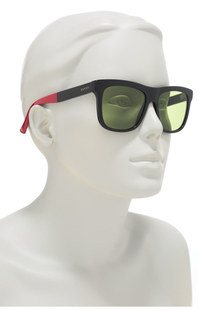 Gucci 57mm Square Sunglasses, Alternate, color,