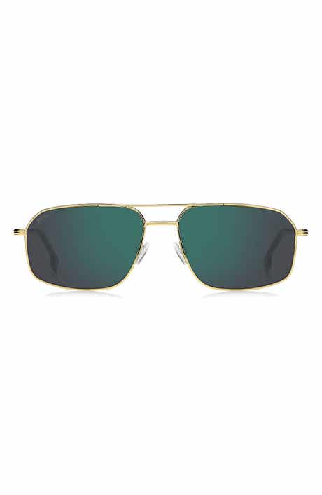 BOSS 58mm Aviator Sunglasses