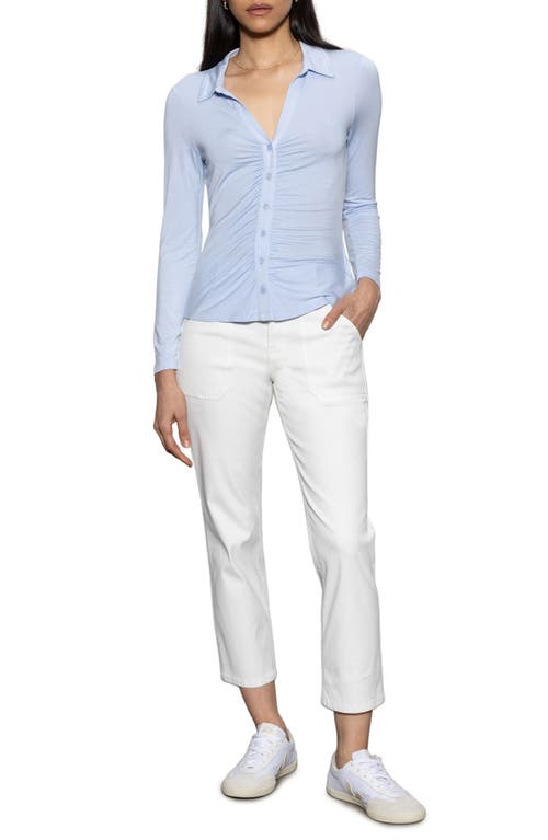 Sanctuary Dreamgirl Button-up Top In Sky Blue