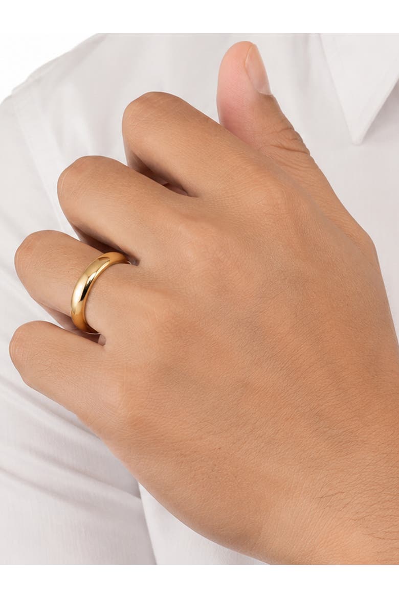 4mm Classic Dome Band Ring in 14K Gold, Alternate, color, Gold