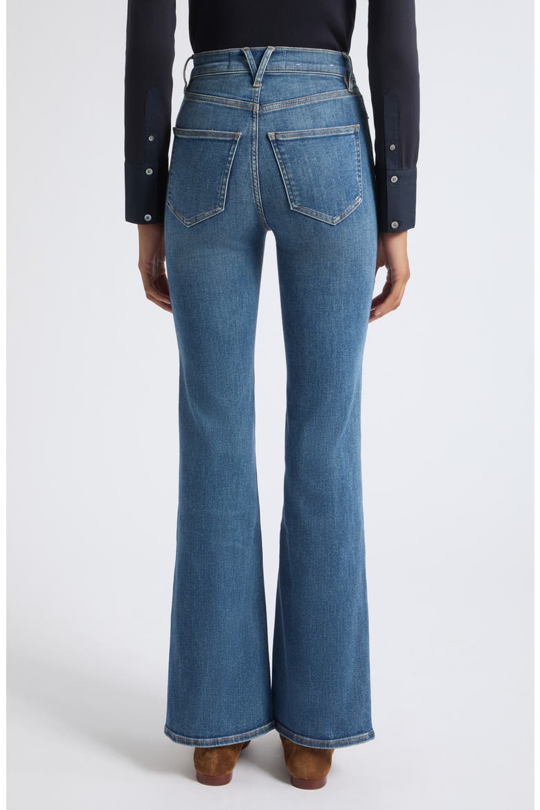 Crosbie High Waist Slim Wide Leg Jeans, Alternate, color, MEMORY LANE