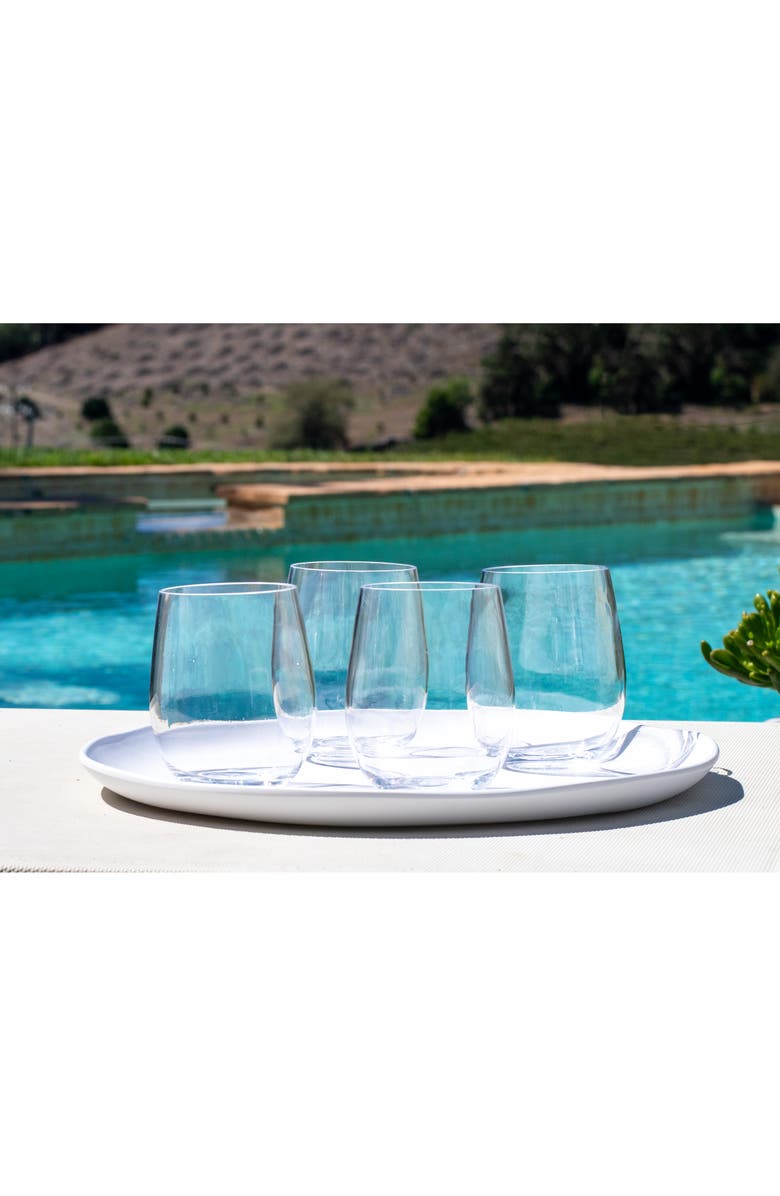 TarHong Tritan Montana Set of 8 Stemless Wineglasses, Alternate, color, 