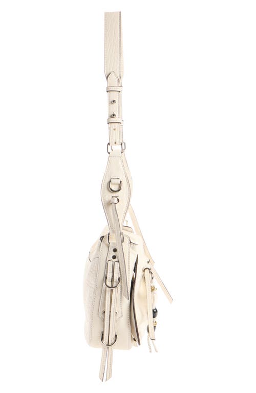 Isabel Marant Bolton Bubble Pebbled Leather Hobo Bag In Pattern