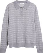 Sandy Liang Woods Merino Wool Polo Sweater