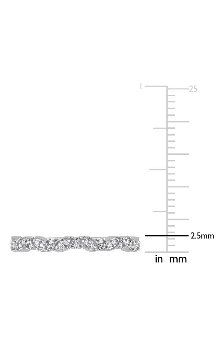 DELMAR Diamond Semi Eternity Ring - 0.1ct., Alternate, color, 