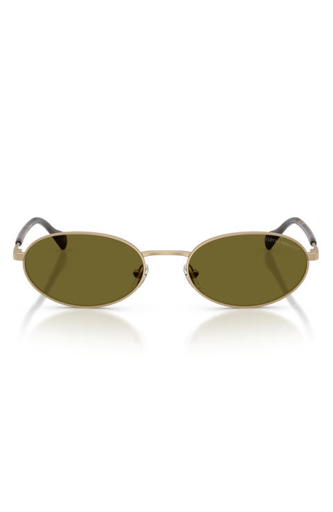 54mm Oval Sunglasses
