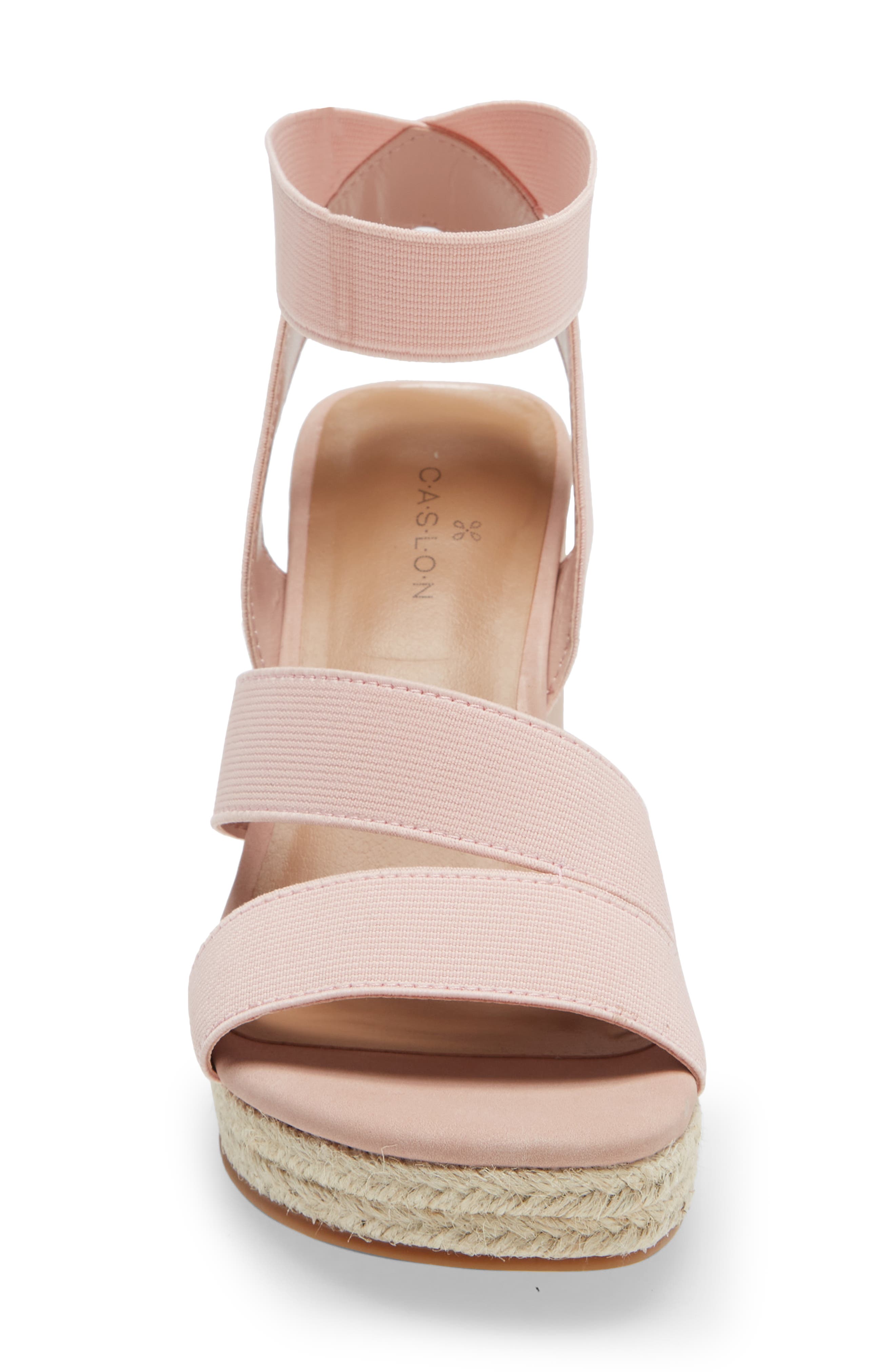 Libbie Wedge Sandal, Alternate, color, PINK SMOKE