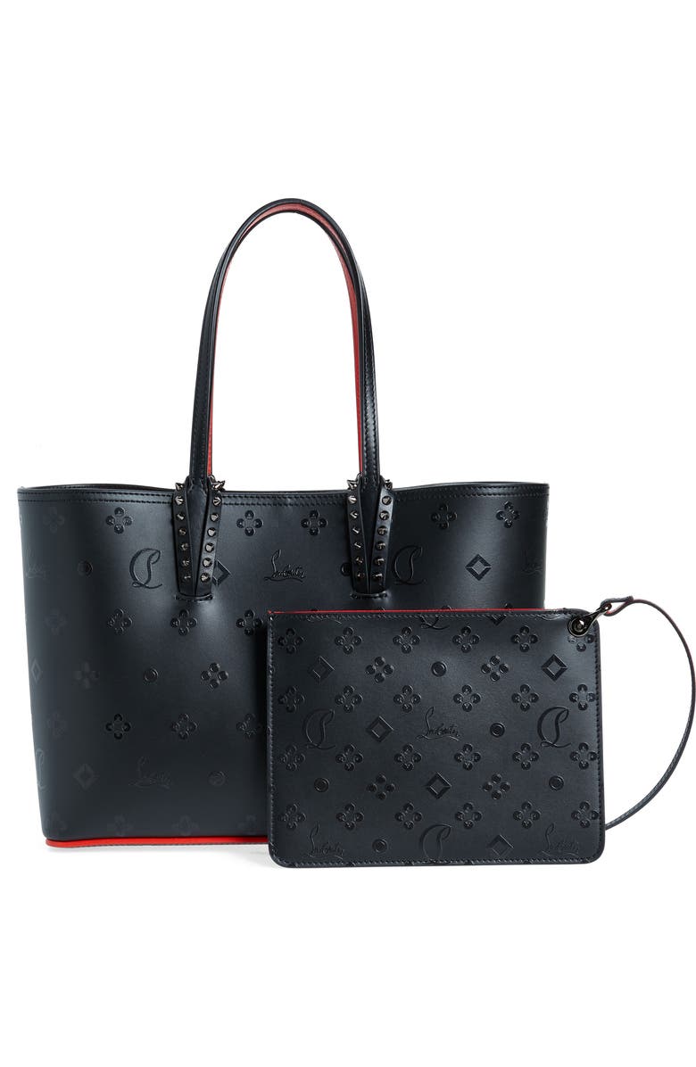 Christian Louboutin Small Cabata Loubinthesky Leather Tote, Alternate, color,