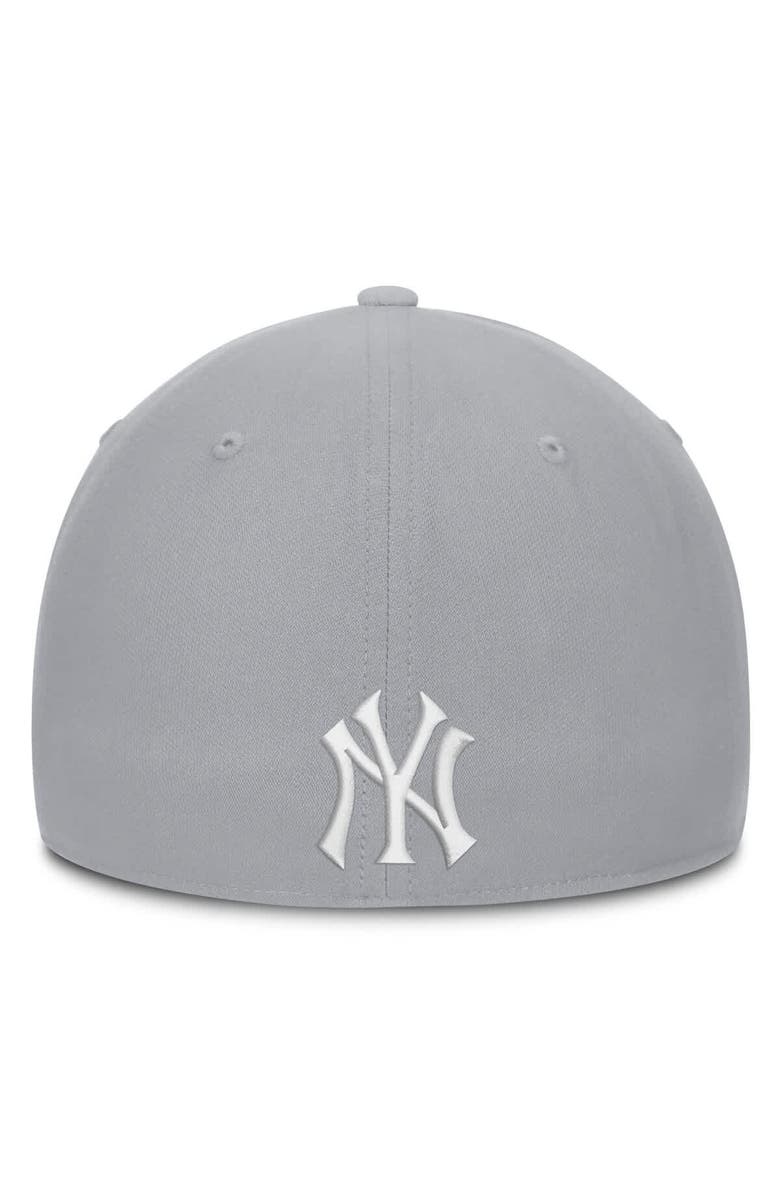 Nike Men's Nike Gray New York Yankees Primetime Dri-FIT Rise Bozz Flex Hat, Alternate, color, Gray