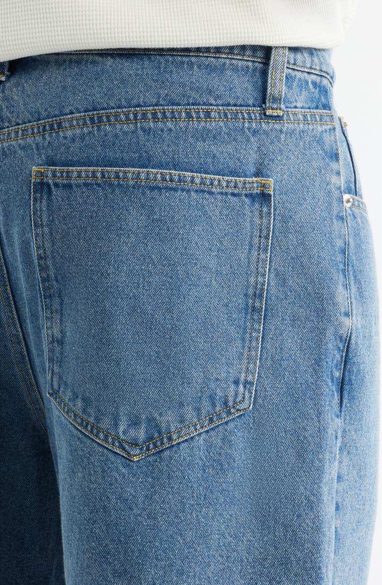 BP. Baggy Denim Shorts, Alternate, color, Blue Mid Wash