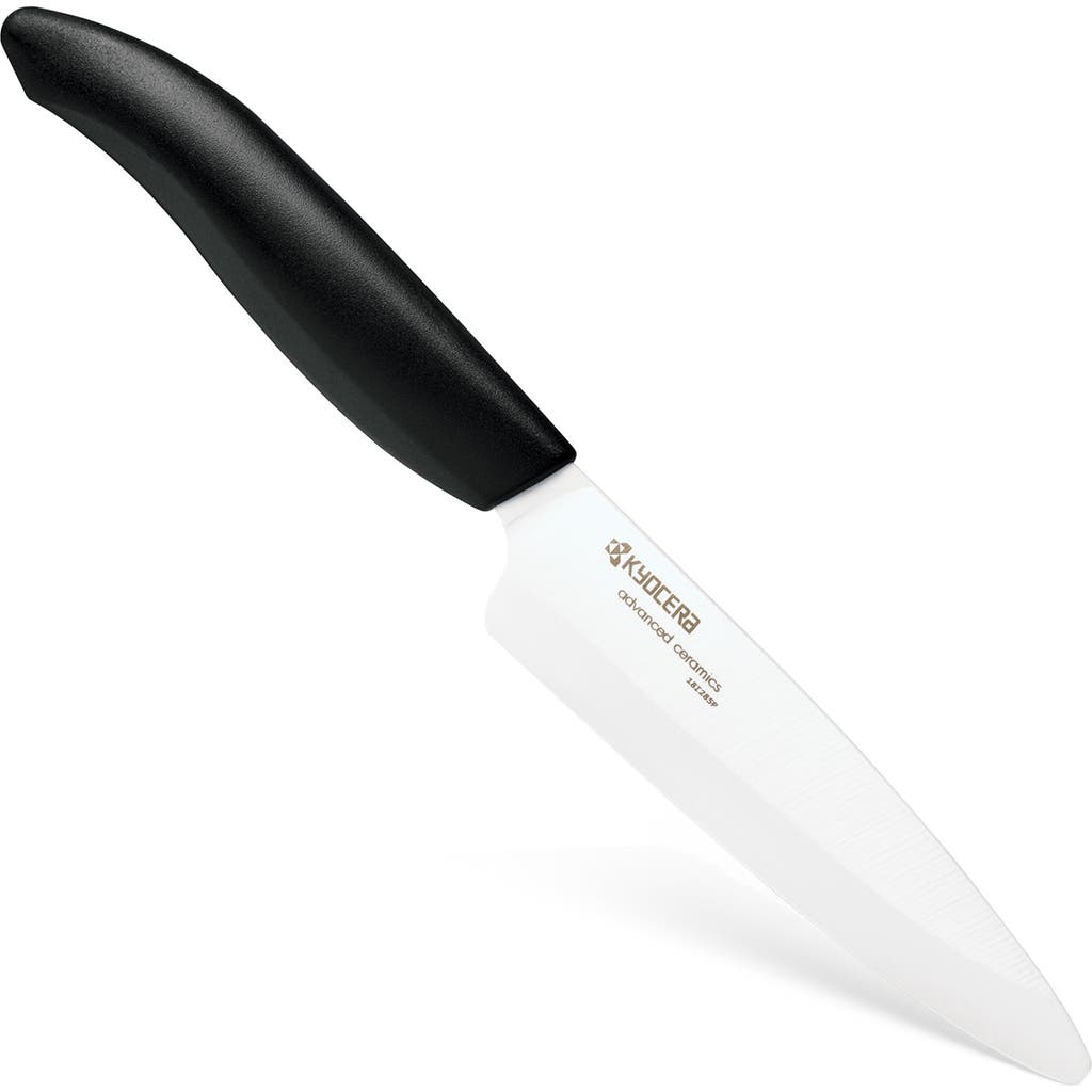 Kyocera Revolution Ceramic 4.5-inch Utility Knife In Black