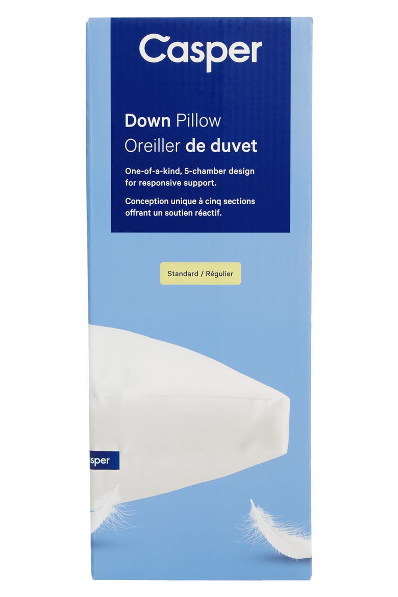 Down Pillow, Main, color, WHITE