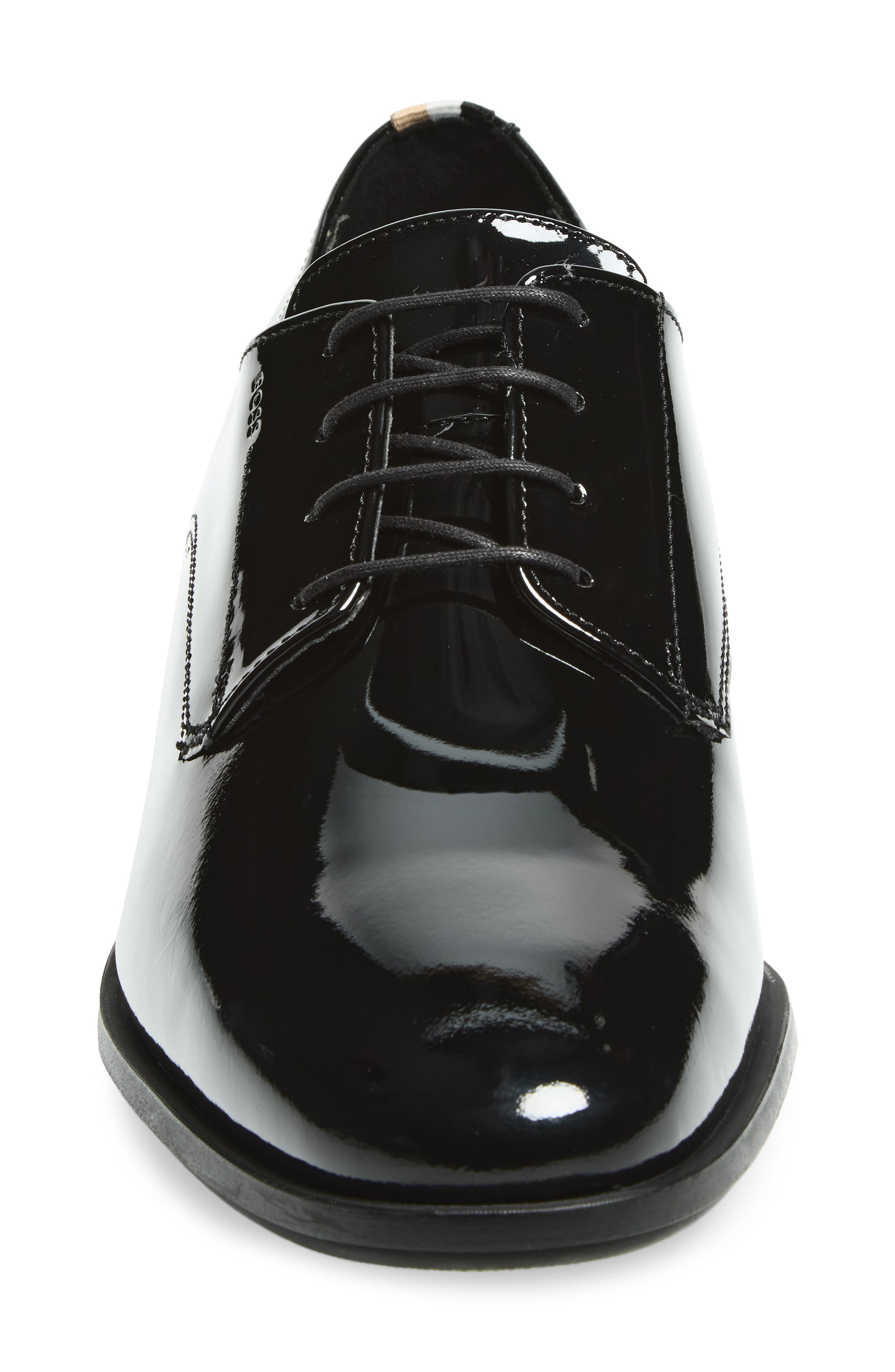 BOSS Colby Patent Derby, Alternate, color, Black