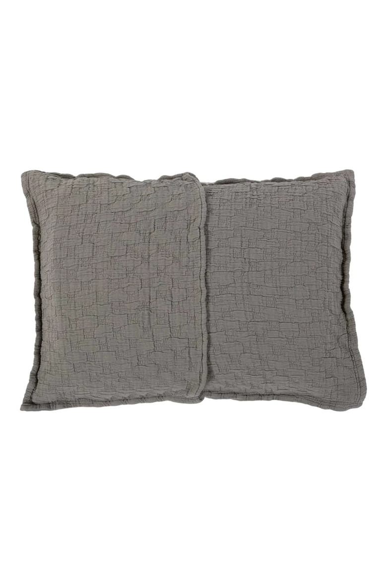 Ojai Textured Cotton Sham, Alternate, color, PEBBLE