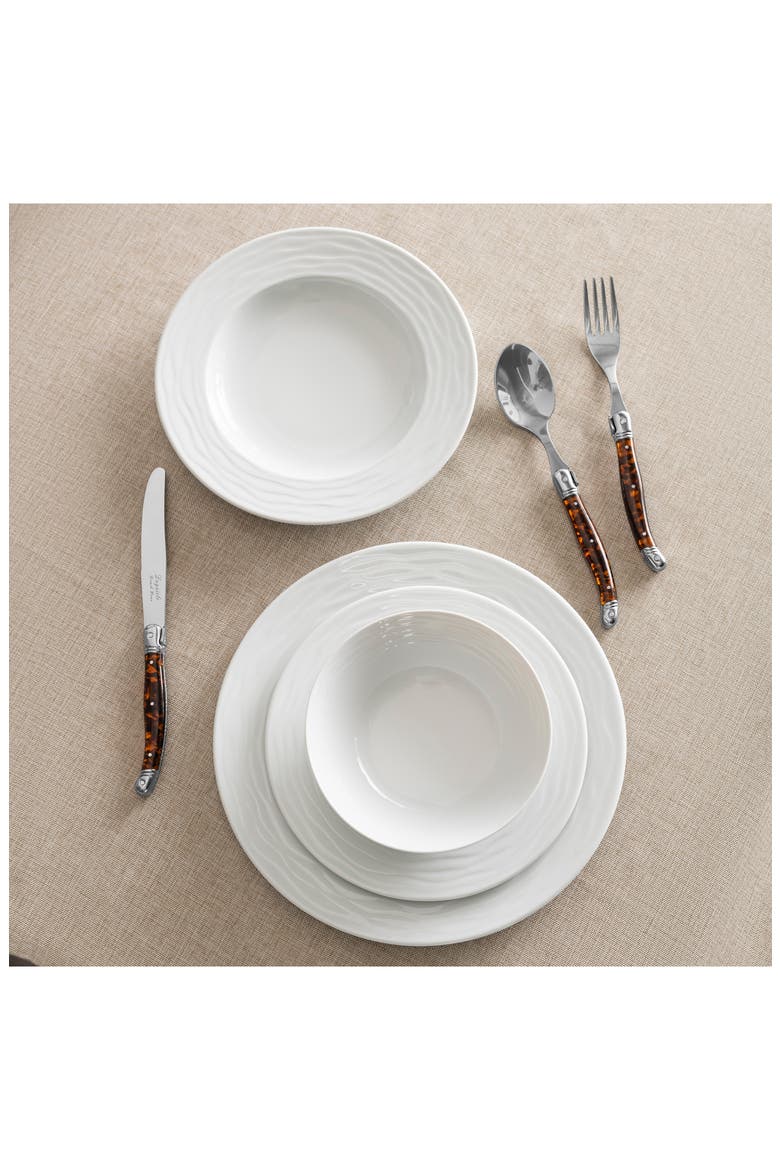 White Wave 16-Piece Dinnerware Set, Alternate, color, OFF-WHITE